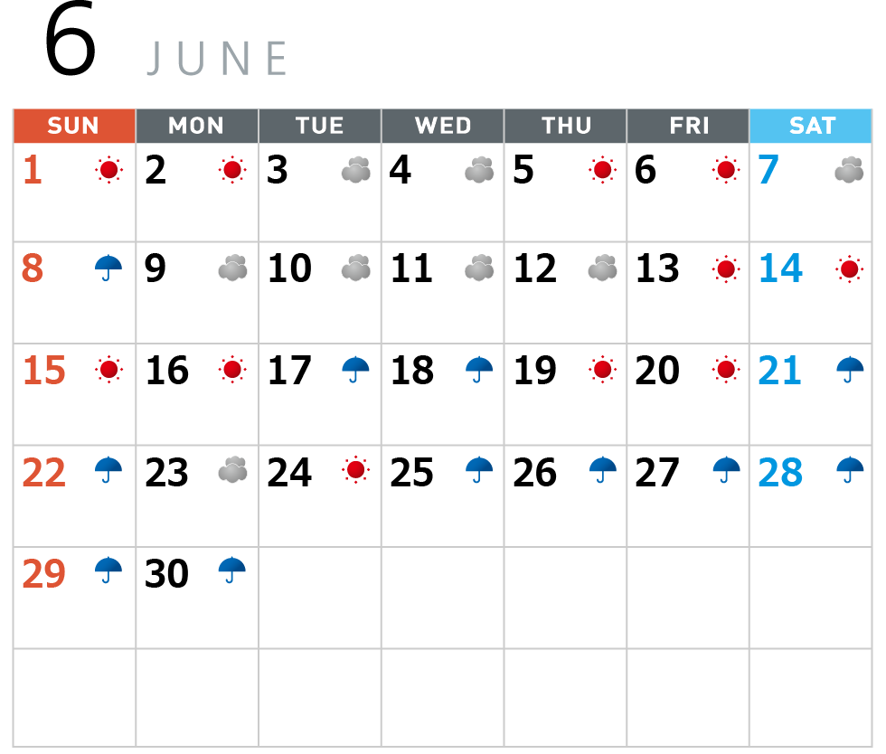 6月